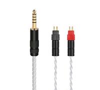 waveman Câble de remplacement équilibré 4,4 mm pour Sennheiser HD 650 HD 660s HD 600 HD 6XX HD 25 HD 580 HD 58 x 7N Cuivre plaqué argent (1,2 m)