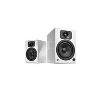 wavemaster (66366) TWO NEO soft white - Kit d'enceintes bibliothèque 2.0 (60W) streaming Bluetooth, connexions digitales et analogiques, télécommande
