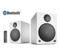 Wavemaster Cube Neo - Kit d'enceintes avec Streaming Câble/Bluetooth 50 W pour TV/PC/Tablette/Smartphone, Blanc