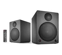 Wavemaster Cube Neo - Kit d'enceintes avec Streaming Câble/Bluetooth 50 W pour TV/PC/Tablette/Smartphone, Noir Noir