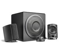 Wavemaster MOODY - Kit d'enceintes 2.1 Stereo (65 Watt) Pour TV, gaming, smartphone, PC, tablette
