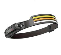 WavePro 230° Ultra-Light Motion-Sensing Headlamp - 2025 New Rechargeable Headlamp, Lampe Frontale, Headlight, Super Lumineux Étanche Léger Torche Frontale LED Puissante pour Camping, Randonnée