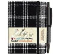 Waverley S.T. S Black White Mini with Pen Pocket Genuine Tartan Cloth Commonplace Notebook Waverley S.T. S Black White Mini with Pen Pocket Genuine Tartan Cloth Commonplace Notebook (Auteur)