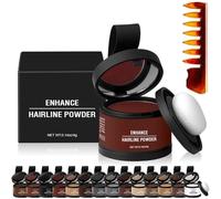 Waverloo Magic Root Cover Up, Waverlo Magic Root Cover Up, Waverly Magic Root Cover Up, Hairline Powder Instantly Conceals Hair Loss, Stain-Proof 48 Hour Formula (#04 Dark Auburn)