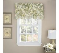 Waverly Cantonnière de fenêtre en Coton, Platine, 132,1 x 45,7 cm (l x L)