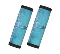 Waves and Boats on the Beach Bagages Wraps for Valise Soft Bagages Handle Covers Soft Bagages Tags Identifiants for Valises, Travel Luggage Accessories Essentials for Flying