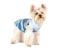 Waves Lapping at The Rocks Chemise en coton pour petit animal de compagnie - Respirante, douce, confortable et élégante pour un usage quotidien