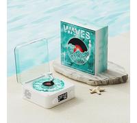 Waves Lecteur Vinyle Aqua Avec Haut-Parleur Bluetooth - Platine Vinyle Vintage Compatible Bluetooth