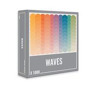 Waves Puzzle de Cloudberries - Puzzle rétro aux Couleurs Pastel pour Adultes (1000 Pices). Puzzle Gradient Fun et Facile avec Un Effet d'arc-en-Ciel Cool. Fabriqué en Europe.