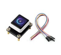 Waveshare 0.85inch Mechanical LCD ScreenKey, IPS Panel, 128 × 128 Resolution, 65K Color, SPI Communication Interface, Comes with Keycap+Switch+PCB Module, White