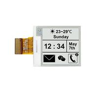 Waveshare 1.54 inch E-Paper Raw Display Panel V2 200x200 Resolution 3.3V E-Ink Electronic Paper Screen Without PCB with Embedded Controller Support Partial Refresh,Communicating Via SPI Interface