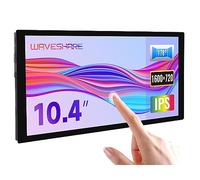 Waveshare 10.4inch QLED Quantum Dot Touch Display, Compatible with Raspberry Pi,Capacitive Touch, 1600x720, Optical Bonding Toughened Glass Panel, HDMI Interface,Adjustable Brightness