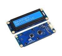 Waveshare 1602 LCD I2C Display Module, Couleur Blanche avec Fond Bleu LCD 16x2 Caractères pour Raspberry Pi/Raspberry Pi Pico/Jetson Nano/ESP32/Arduino, Compatible 3.3V/5V