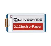 Waveshare 2.13 inch e-Paper Display Hat(B) V4,250x122 Red Black White Three-Color E-Ink Screen Electronic Paper Module for Raspberry Pi Zero/Zero W/Zero WH/Zero 2W/3B/3B+/4B with SPI Interface
