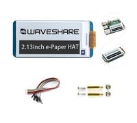 waveshare 2.13inch E-Ink Display Hat V4 Version Compatible with Raspberry Pi Raspberry Pi 5/4B/3B/Zero/Zero W/Zero 2W/Pico/Pico W/Pico WH, 250x122 Resolution SPI Interface Supports Partial Refresh