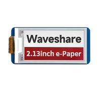 Waveshare 2.13inch E-Paper E-Ink Display Module (B) for Raspberry Pi Pico 212×104 Pixels Red/Black and White with SPI Interface Support Full Refresh