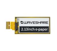 Waveshare 2.13inch Flexible E-Ink Display Hat E-Paper Black/White Dual-Color SPI Interface for Curved Surface Display Compatible Raspberry Pi 2B/3B/Zero/Zero W Supports Partial Refresh