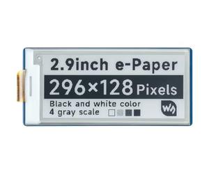 Waveshare 2.9inch E-Paper E-Ink Display Module for Raspberry Pi Pico 296×128 Pixels Black/White SPI Interface Support Full and Partial Refresh Wide Viewing Angle