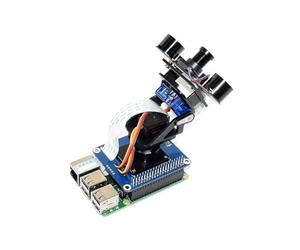 Waveshare 2-DOF Pan-Tilt Hat for Raspberry Pi Zero/Zero W/Zero WH/2B/3B/3B+ Onboard PCA9685 PWM Chip TSL25911FN 16-bit Ambient Light Sensor Make Pi Camera Move and Sense Light Intensity Via I2C