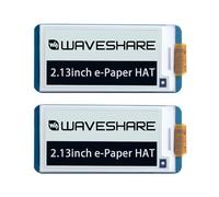 Waveshare 2PCS 2.13inch E-Ink Display Hat V4 Version for Raspberry Pi Zero/Zero W/Zero WH for pwnagotchi Project 250x122 Resolution SPI Interface Supports Partial Refresh