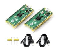 Waveshare 2PCS Pi-Pico-2-M, Tiny Fast Microcontroller Board with Flexible Digital Interfaces RP2350 Chip Dual-Core & Dual-Architecture Design 4MB Flash Memory Support C/C++/MicroPython