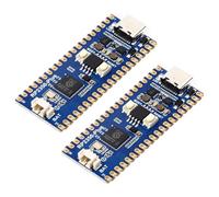 Waveshare 2PCS RP2350-Plus Development Board, A Low-Cost, High-Performance Pico-Like MCU Board Based on Raspberry Pi RP2350A Dual-Core & Dual-Architecture Microcontroller