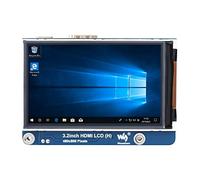 Waveshare 3.2" HDMI IPS LCD (H) 480x800 Resolution Adjustable Brightness No Touch Compatible with Jetson Nano Raspberry Pi 4B/3B+/3 3B/Zero,CM3/3+/4 and Desktop Windows