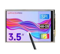 Waveshare 3.5inch RPi LCD (C) Resistive Touch Screen TFT 480x320 Resolution 125MHz High-Speed SPI for All Version of Raspberry Pi 4