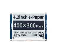 Waveshare 4.2 inch E-Paper Display Module Kit 400x300 Resolution 3.3v/5v E-Ink Electronic Screen with Embedded Controller SPI Interface for Raspberry Pi/Jetson Nano,Support Full Refresh
