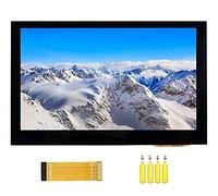 Waveshare 4.3 Pouces DSI LCD Écran pour Raspberry Pi 4B/3B+/3 3B/2B/B cran Tactile 800 × 480 Moniteur IPS Capacitif Écran avec MIPI DSI Interface