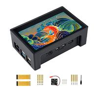 Waveshare 4.3 Pouces Écran Tactile DSI LCD avec Étui pour Raspberry Pi 4B, 800 × 480 Résolution Moniteur IPS Capacitif Écran Support Raspbian/Ubuntu/Kali/Retropie/WIN10 IoT