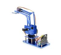 Waveshare 4-DOF Metal Robot Arm Kit for Micro/-bit Remote Control Board 16-Channel Servo/PWM Outputs 12-bit Resolution Integrates 5V Regulator