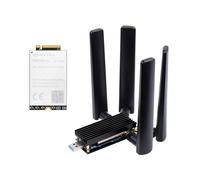 Waveshare 5G DONGLE Module, Four Antennas, USB3.1 Port, Aluminum Alloy Heatsink, M.2 Key B Interface, with RM520N-GL 5G Module