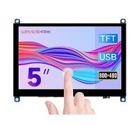 Waveshare 5inch Capacitive Touch Screen LCD (H) Slimmed-Down Version 800×480 HDMI Display Toughened Glass Panel Low Power Consumption 5-Points Touch