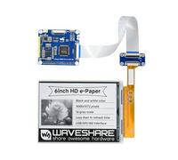 Waveshare 6inch E-Paper, 1448×1072 High Definition, Display Module, Supports Black/White 2 Colors,Compatible with Raspberry Pi