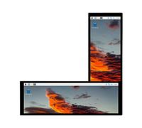 Waveshare 7.9inch HDMI LCD, Capacitive Touch IPS Screen, 400x1280 Resolution, with Toughened Glass Cover, Compatible with Raspberry Pi 4B/3B+/3 3B/2B/1B+/1 Zero 2 W/Zero W/Zero/Jetson Nano/PC