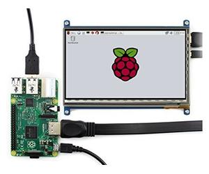 Waveshare 7 inch 1024*600 Capacitive Touch Screen LCD Display HDMI Interface Custom Raspbian Angstrom Supports Various Systems for All Ver. Raspberry pi Beaglebone Black Banana Pi/Pro Video Photo Kit