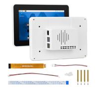 Waveshare 7inch DSI Capacitive Touch Display, 1280x720 Pixels, IPS Panel, Optical Bonding Toughened Glass Panel, 10-Point Touch, Anti-Fingerprint Process, with White Case