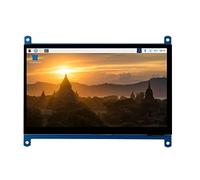 Waveshare 7inch HDMI Display Capacitive Touch LCD 1024×600 Resolution IPS Screen Latest Version Supports All Versions of Raspberry Pi Windows Monitor
