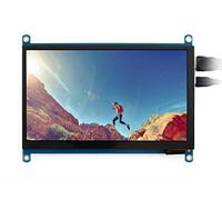 Waveshare 7inch HDMI LCD (H), 1024x600 Resolution, Capacitive Touch Screen, for Raspberry Pi/Jetson Nano/PC Windows/Game Console, Support Software Configurable Resolution (up to 1920x1080)