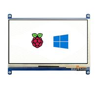 Waveshare 7inch HDMI LCD Monitor Raspberry pi Capacitive Touch Screen Display 1024 * 600 High Resolution for Raspberry pi/BeagleBone Black/Banana Pi Windows Supports 10/8.1/8/7
