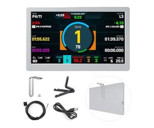 Waveshare 7inch IPS Side Monitor, Extended Monitor Windows 7/8/10/11, 1024x600 IPS Display Panel, Supports Horizontal and Vertical Flip, Up to 170° Viewing Angle, USB One-Cable Connection, Silver