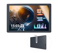 Waveshare 8-inch USB Monitor, 1280x800 Resolution, Music Spectrum Analysis Function, CNC Metal Case, Desktop Secondary Screen, One-Cable Connection