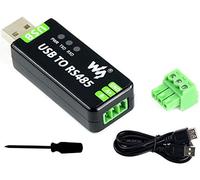 Waveshare Adaptateur Industriel USB vers RS485 Original FT232RL et SP485EEN Communication Rapide Circuit de Protection intégré Fusible réinitialisable Protection ESD