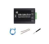Waveshare Adaptateur USB Vers CAN FD, Analyseur Logique de Données de Bus CAN/CAN FD Industriel pour une Communication Améliorée USB-CAN-FD-B