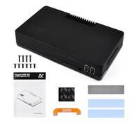 Waveshare Argon One V5 Case for Raspberry Pi 5, Dual M.2 NVMe PCIe Slots, Aluminum Alloy Case, Built-in Cooling Fan, Compatible with Standard Raspberry Pi Hats