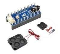 Waveshare Audio Expansion Module for Raspberry Pi Pico Wide Range Audio Sampling Rate Headphone and Speaker Signal Output at The Same Time