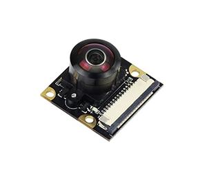 Waveshare Cemera Module M Type, Compatible with Raspberry Pi, Fisheye Lens, Wider Field of View