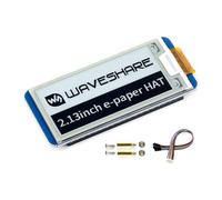 Waveshare Chapeau D'Affichage E-Ink 2.13 Pouces, Noir, Blanc Bicolore 250X122 Pixel éCran E-Paper LCD pour Raspberry Pi 4B/3B +/3B/2B/Zero