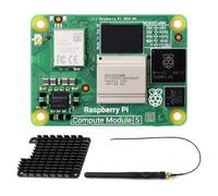 Waveshare CM5 Pi Compute Module 5,Comes with an Official Raspberry Pi CM5102064(with Wireless, 2GB RAM, 64GB eMMC Flash), an Antenna Kit and a HEATSINK